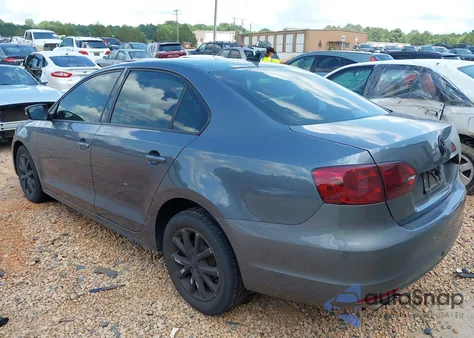 2012 Volkswagen Jetta 2.5L Se из США, поврежденный, VIN 3VWDX7AJ6CM377136